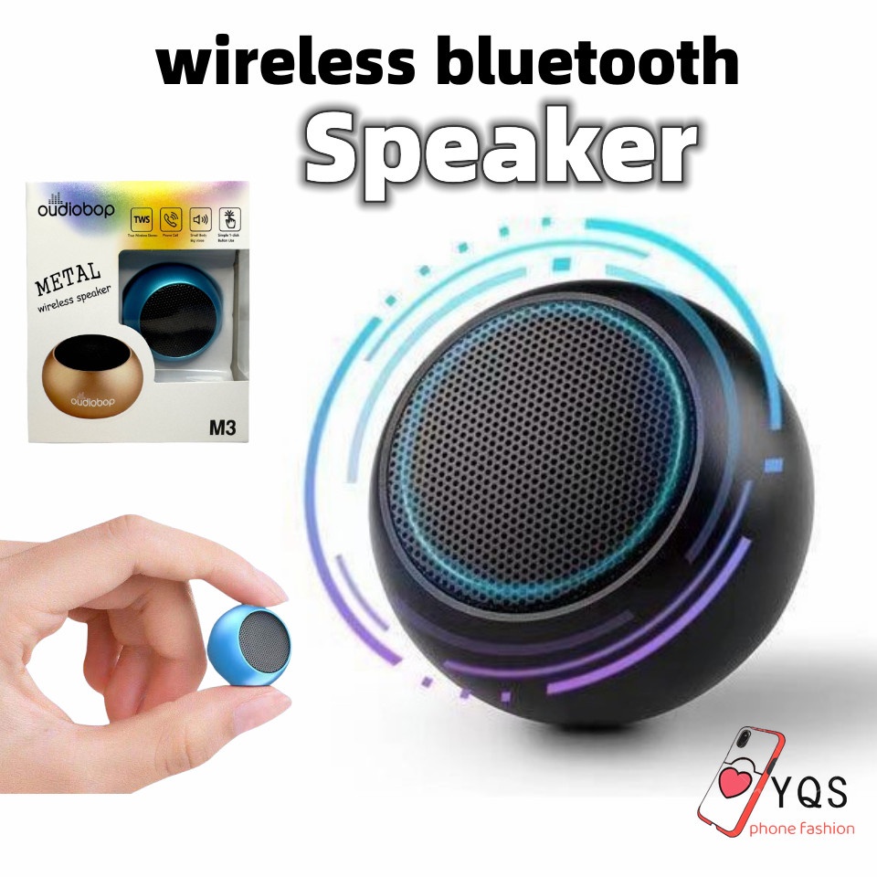 Jual Speaker Bluetooth Logam M3 mini portable Extra bass wirelees musix ...