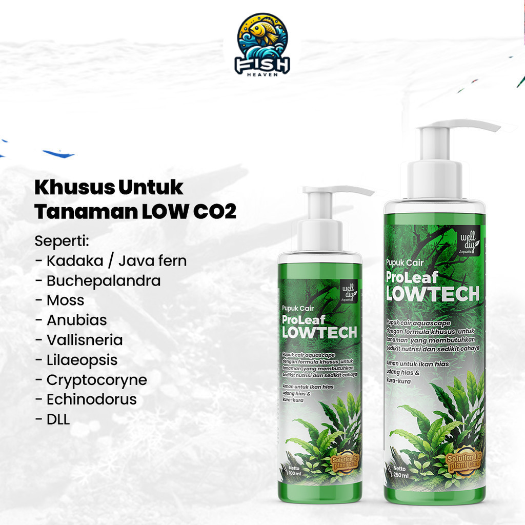 Jual Pupuk Cair Aquascape ProLeaf LOW TECH 100ml 250ml Pifo Aquatic ...