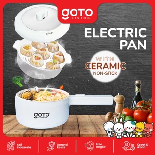 Goto Ceramico Panci Listrik Fry Pan Electric Cooker Keramik Serbaguna
