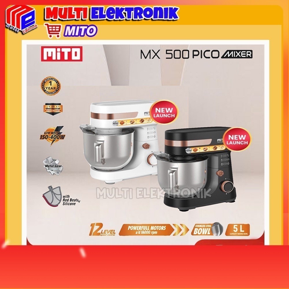 Jual Mixer Mito MX500 Kapasitas 5 Liter Pengaduk adonan kue roti ...