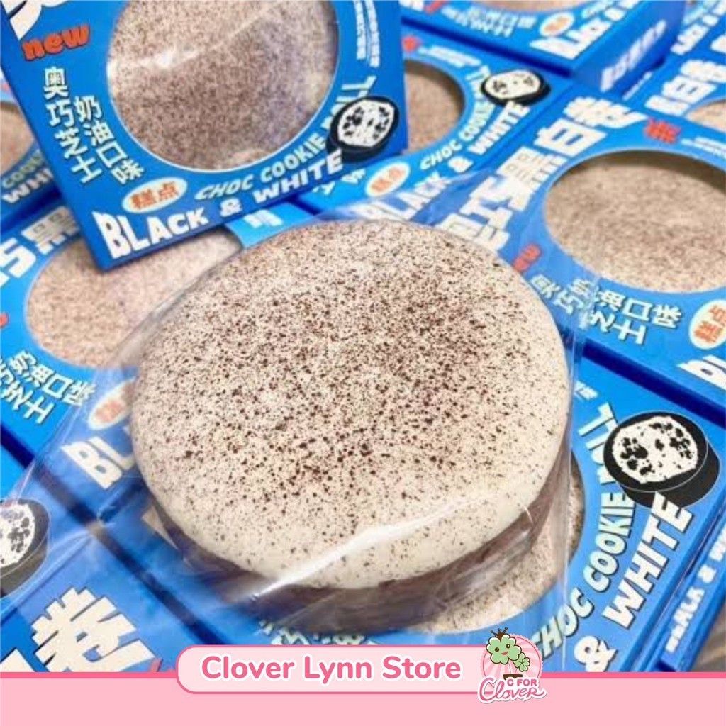 Jual HACHIMI STICKY SQUISHY COOKIE ROLL BLACK AND WHITE taba slow soft