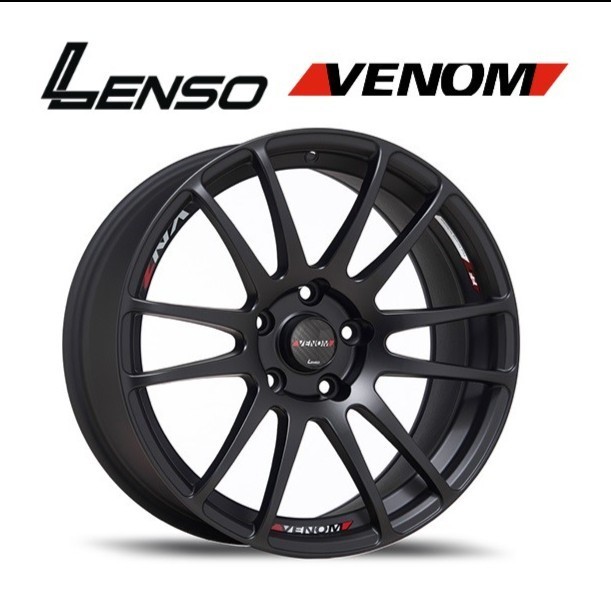 Jual velg Lenso Venom 2 High Ring 18 HRV CRV Alphard Camry Innova ...