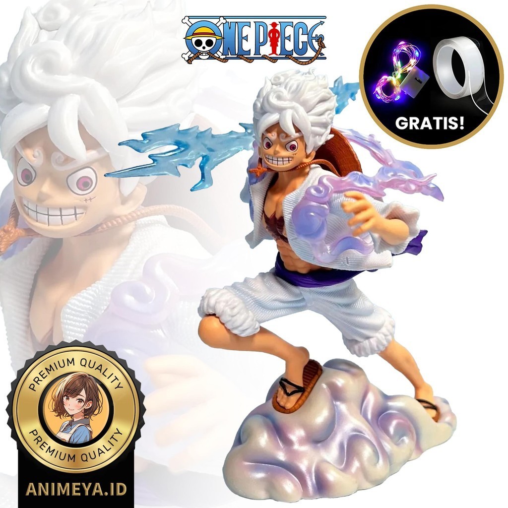 Jual Action Figure Statue One Piece Monkey D. Luffy Gear 5 Nika Tombak ...