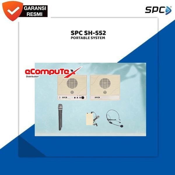 Jual SPC PORTABLE PA SYSTEM SH-552 - AC 100 -240V | Shopee Indonesia
