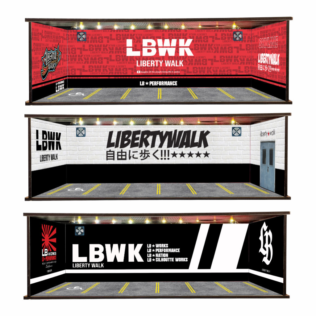 Jual KARIMAKE GARAGE DIORAMA GARAGE LIBERTY WALK LBWK LB SUPER ...