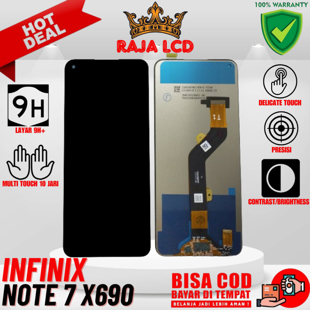 Jual LIVE [ORIGINAL] LCD INFINIX NOTE 7 X690 X690B FULLSET TOUCHSCREEN ...