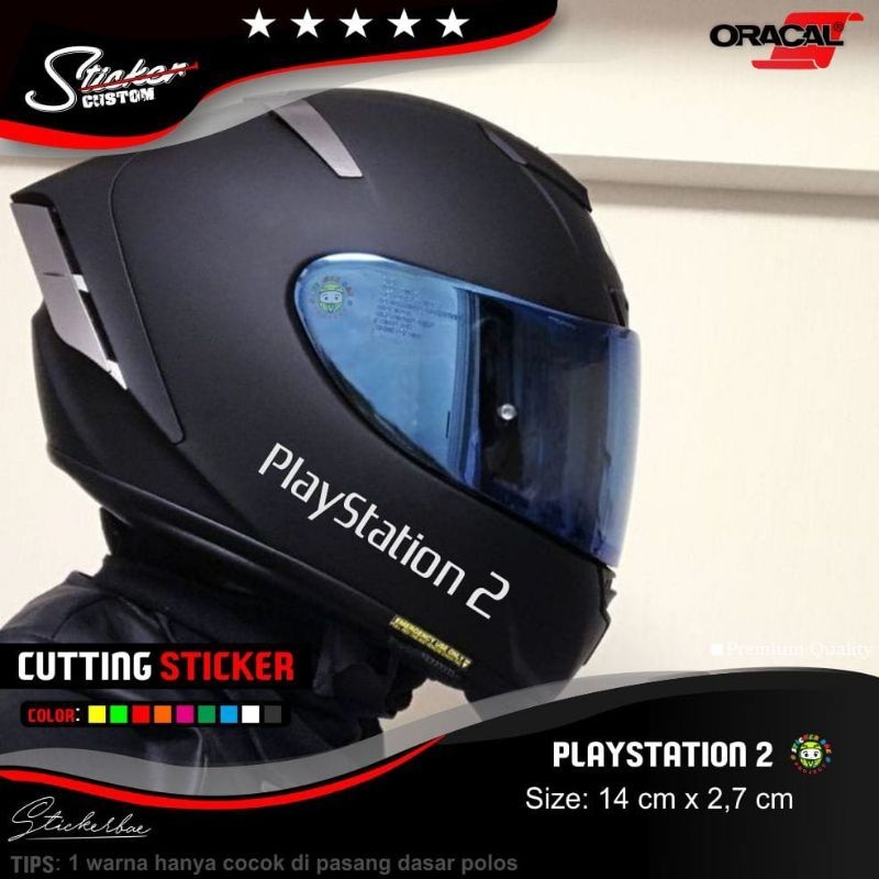 Jual Stiker playstation 2 cutting sticker 1 warna | Shopee Indonesia