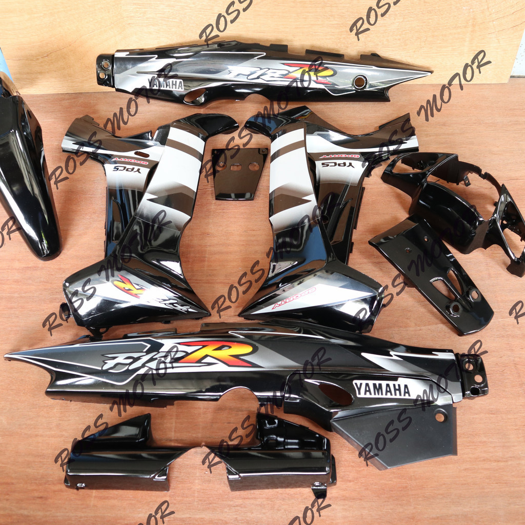 Jual Cover Body Fizr F1zr Sporty Hitam Full Set Halus Cover Bodi Yamaha ...