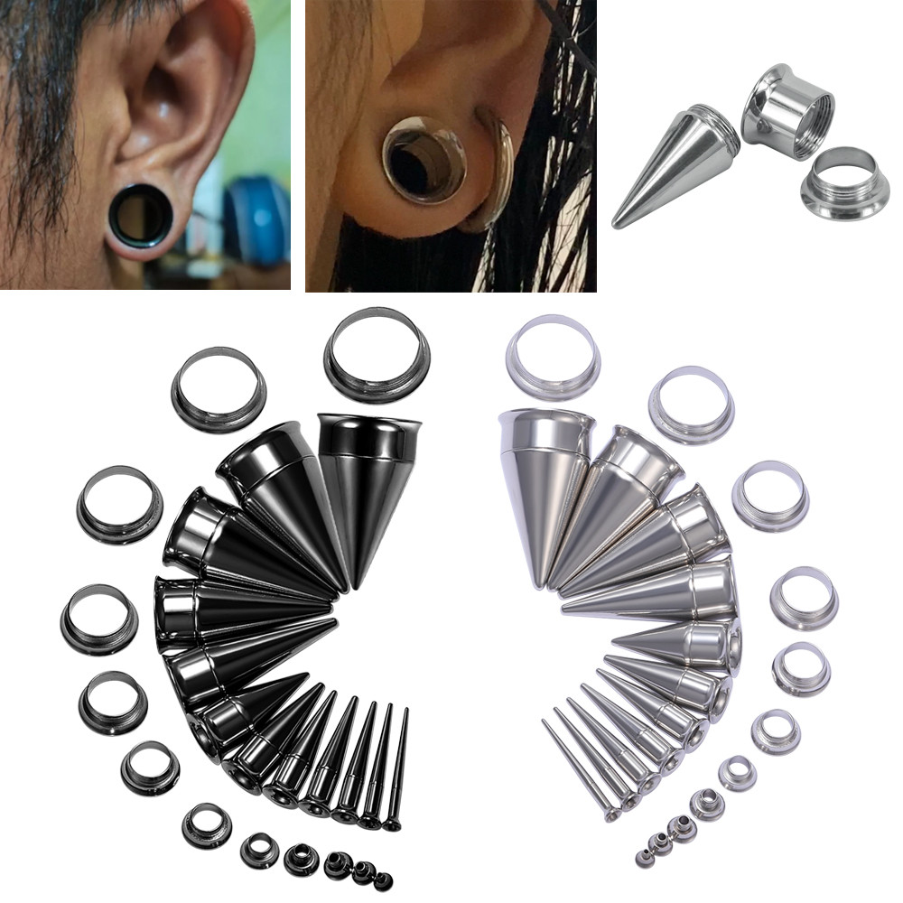 JYTDBCS 8Pcs Spirale Orecchio Taper Expander Acrilico Barelle Dell - Foto 12