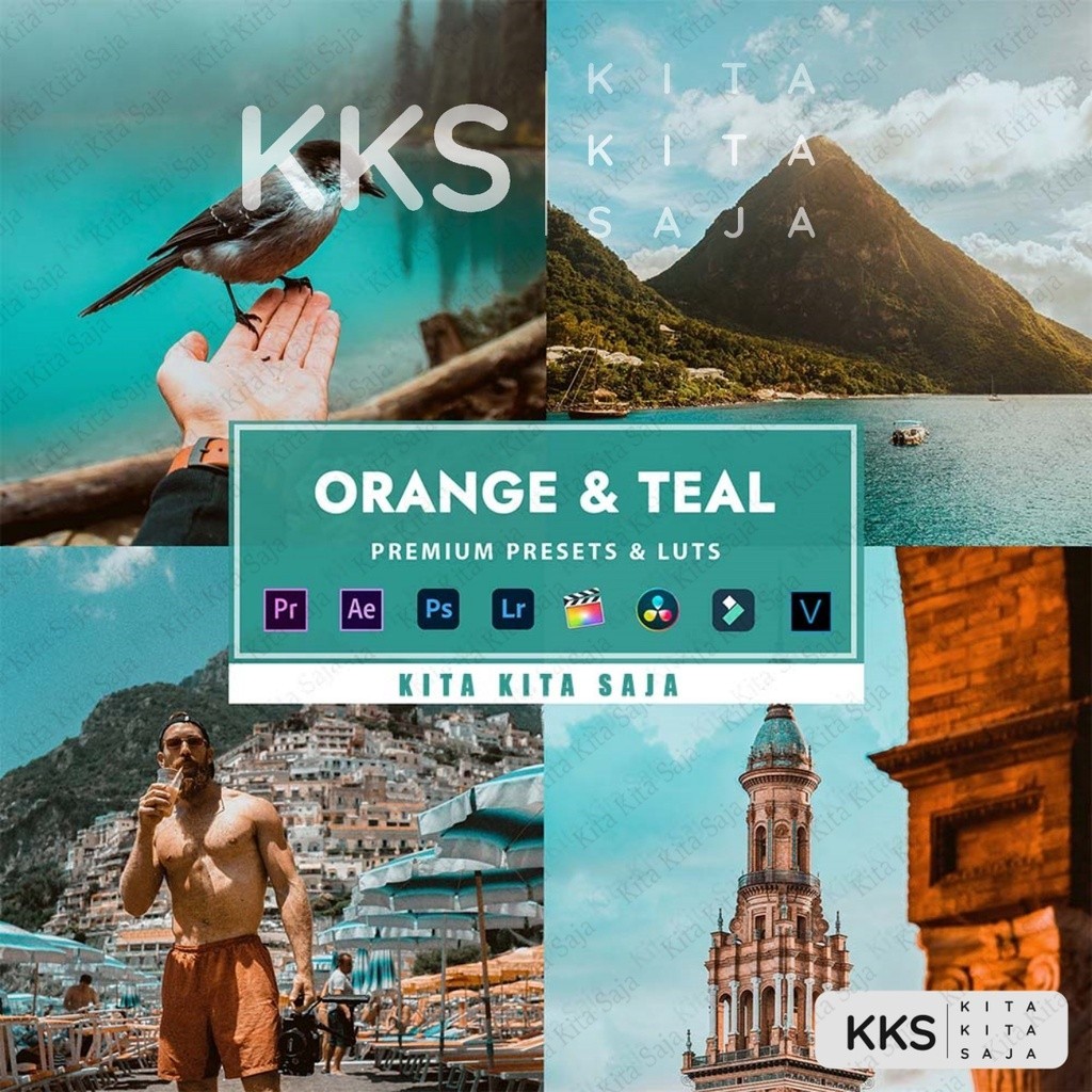 Jual Orange Teal - Premium Preset Lightroom Foto dan Video LUT LUTs VN ...