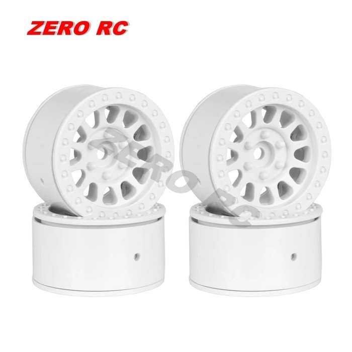 Ruedas y neumáticos Beadlock de aluminio 1,9 para coche trepador de control remoto 1/10 SCX10