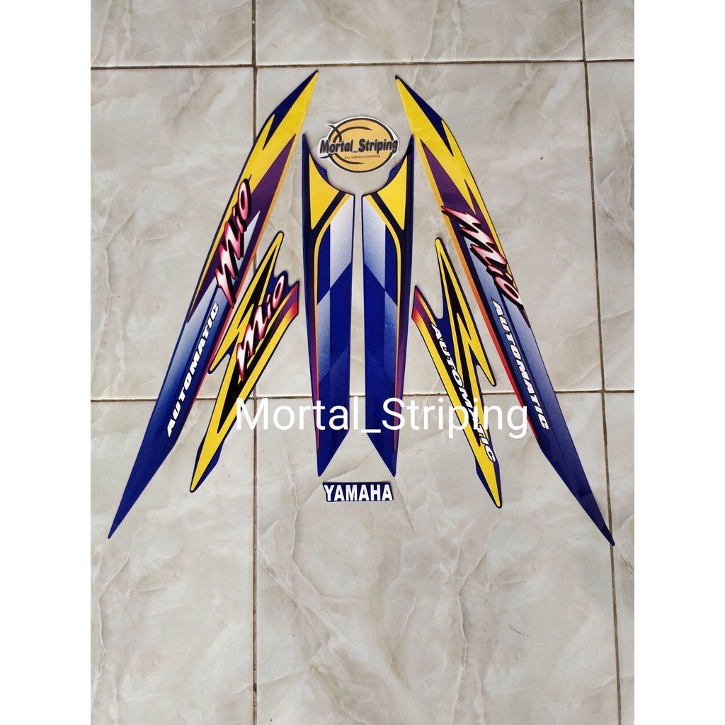 Jual STICKER STRIPING LES LIS BODI YAMAHA MOTOR MIO SPORTY TAHUN 2004 ...