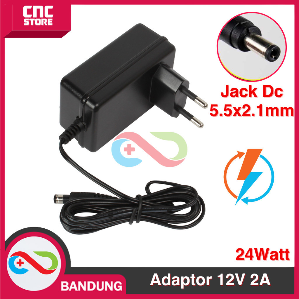Jual ADAPTOR 12V 2A 24W POWER SUPPLY DC FOR ARDUINO UNO NANO MEGA ...