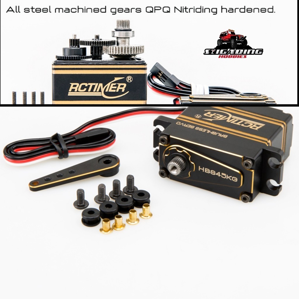 Jual Replacement Gear Servo Rctimer 45KG Brushless HBS45 | Shopee Indonesia