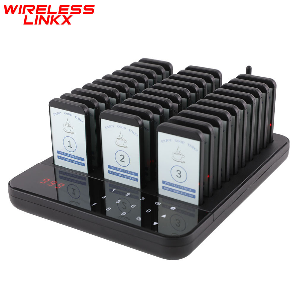 Jual Wirelesslinkx Wireless Restaurant Pager System Queue Paging ...