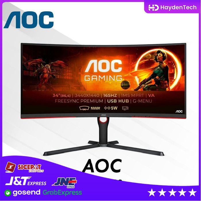 Jual Monitor Gaming Ultrawide LED AOC CU34G3S 34