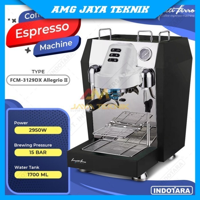 Jual Mesin Kopi Espresso Machine FCM-3129DX Allegrio II Ferratti Ferro ...