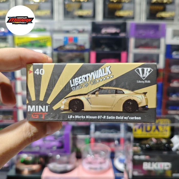 Jual Mini GT 40 Nissan GTR R35 Satin Gold Carbon Shizuoka 2019 ...