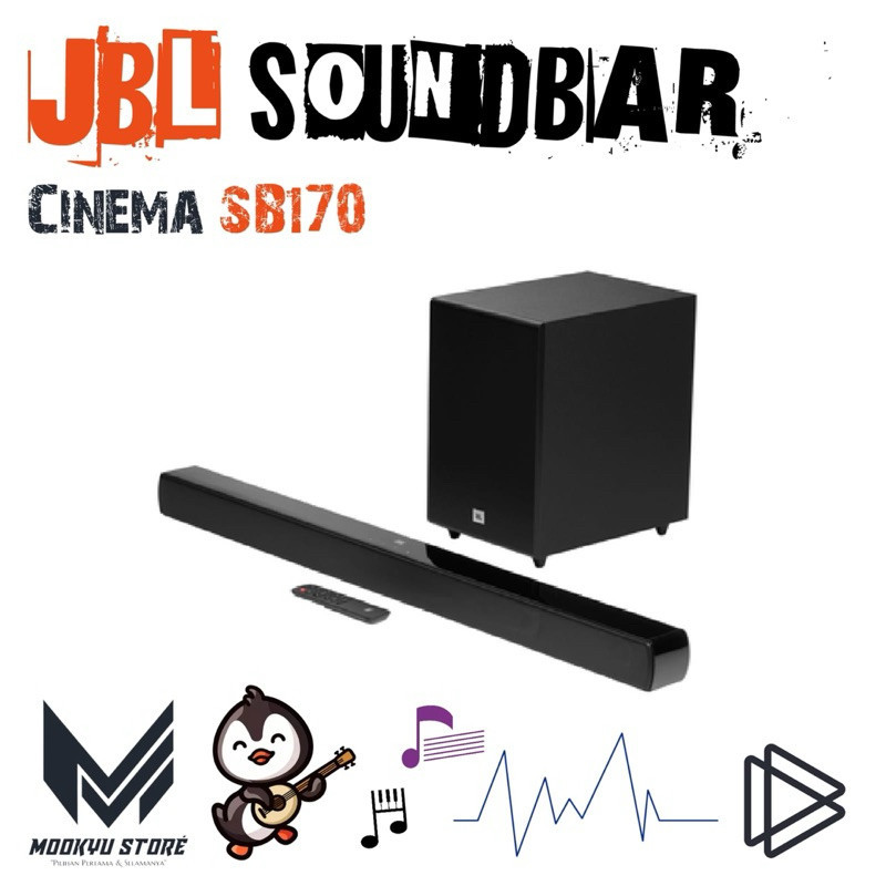 Jual JBL Soundbar Cinema SB170 2.1 Channel with Wireless Subwofeer ...