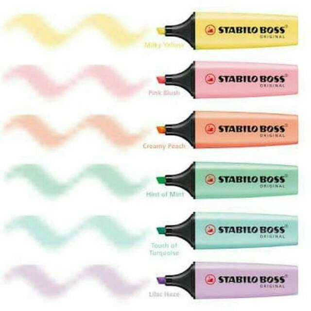 Jual Stabilo boss pastel color (ori) | Shopee Indonesia