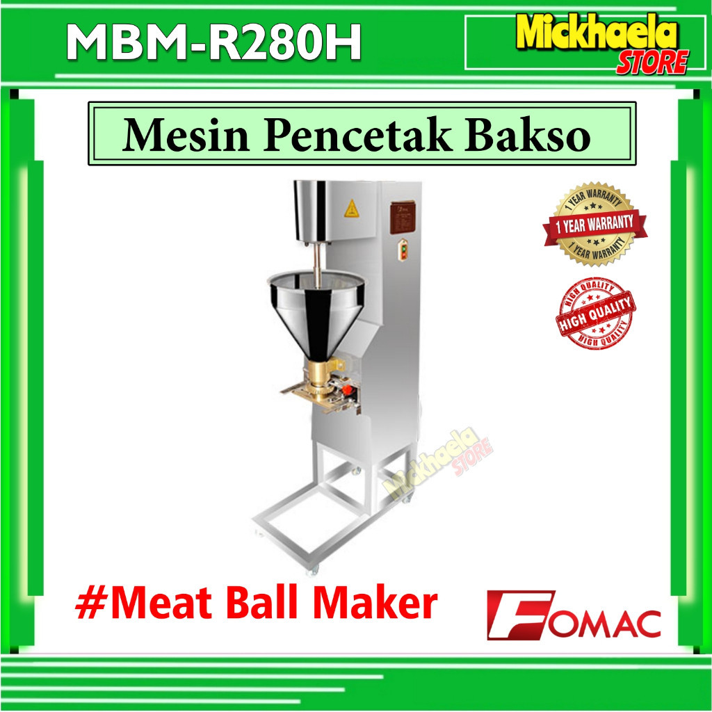 Jual Mesin Pencetak Bakso Alat Pembuat Bakso Otomatis Mbm R280h