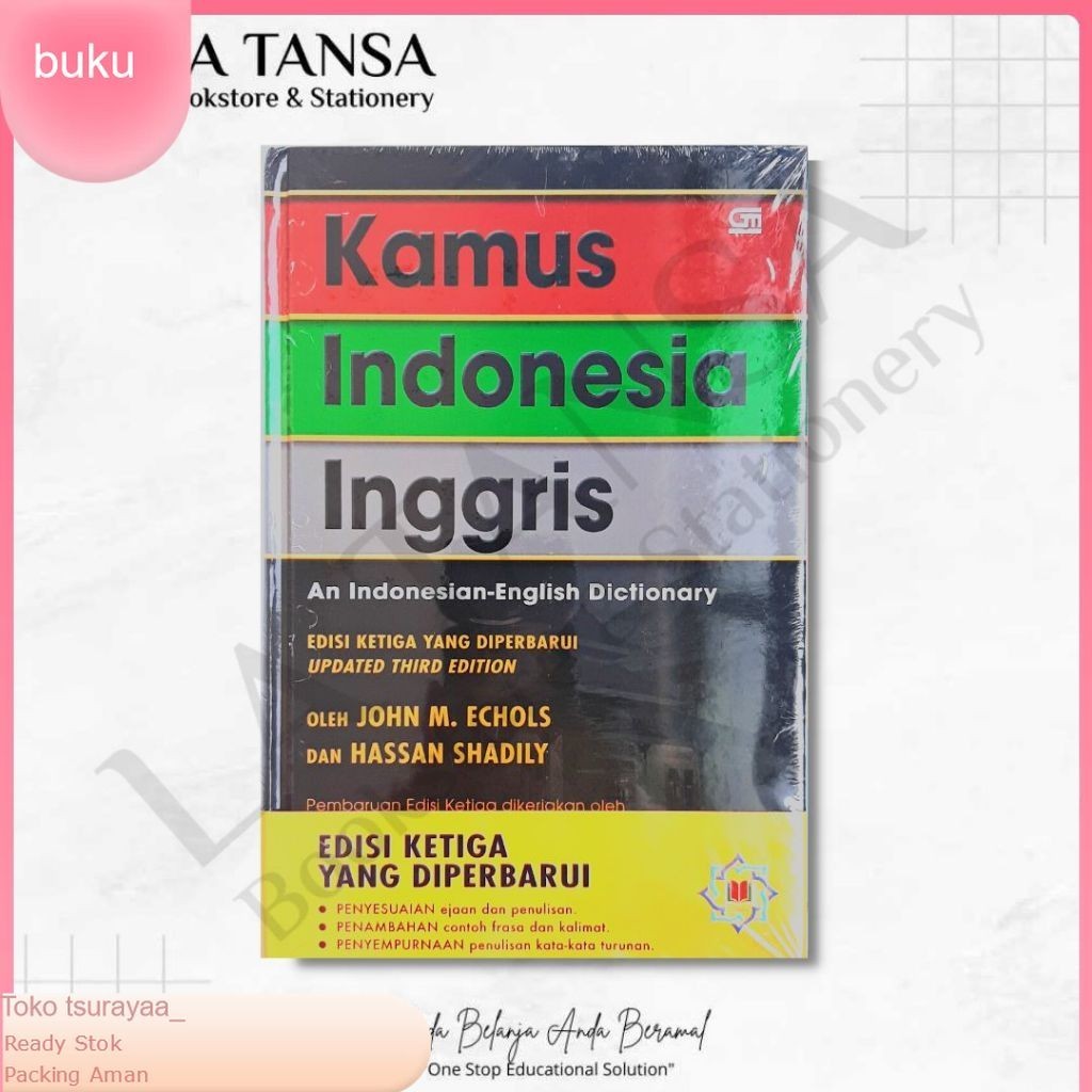 Jual Kamus Indonesia - Inggris (John M. Echols, Hassan Shadily ...