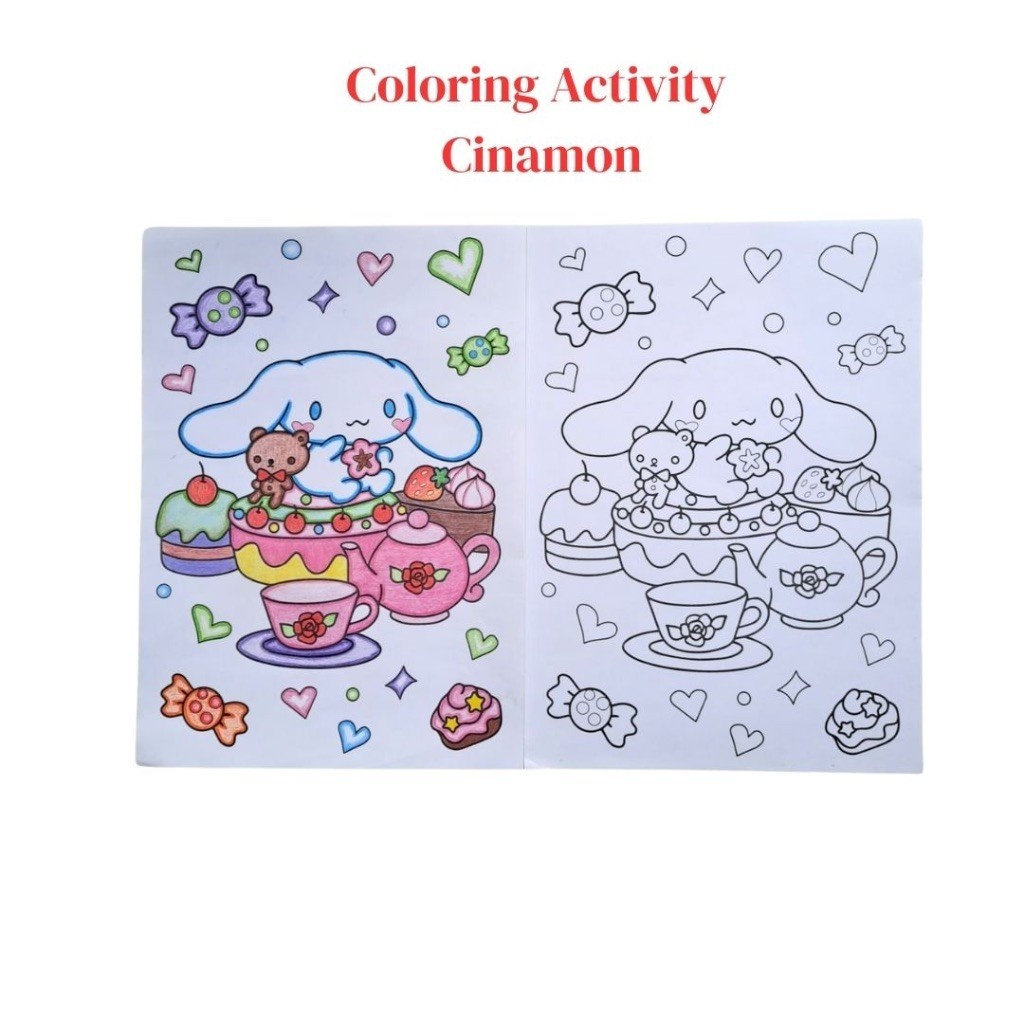 Jual Mainan Edukasi COLORING ACTIVITY SET isi 12 lembar / aktivitas ...
