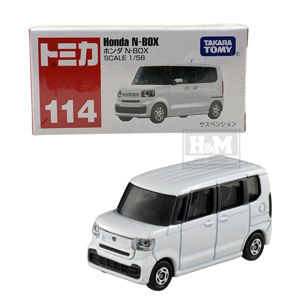Tomica 114 Honda N-Box Personalizzato 1/58 – Tomy 2024 Giugno – Prima Edizione, Diecast, Nuovo