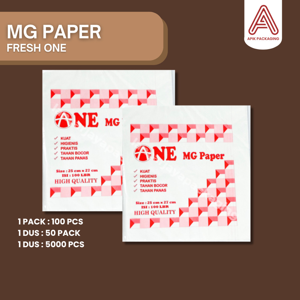 Jual MG PAPER / KERTAS NASI / RICE WRAP UK 25X27 / 30X30 CM POLOS 1 ...