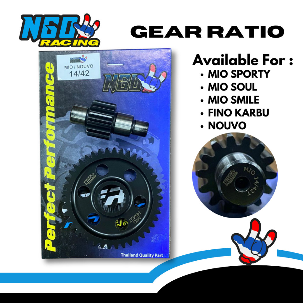 Jual NGO GEAR RATIO GIGI RASIO MIO SPORTY MIO SOUL MIO SMILE FINO KARBU ...