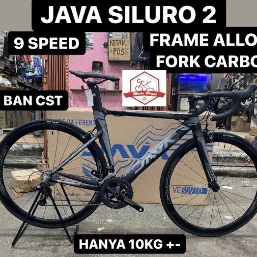 Jual SEPEDA BALAP ROADBIKE JAVA SILURO 2 ALLOY RIM BRAKE 18 SPEED ...