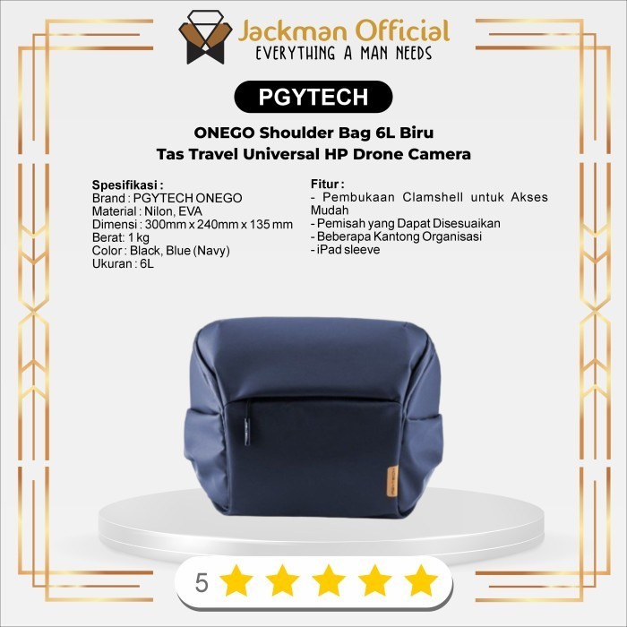 Jual PGYTECH ONEGO Shoulder Bag 6L Tas Travel Universal HP Drone Camera 