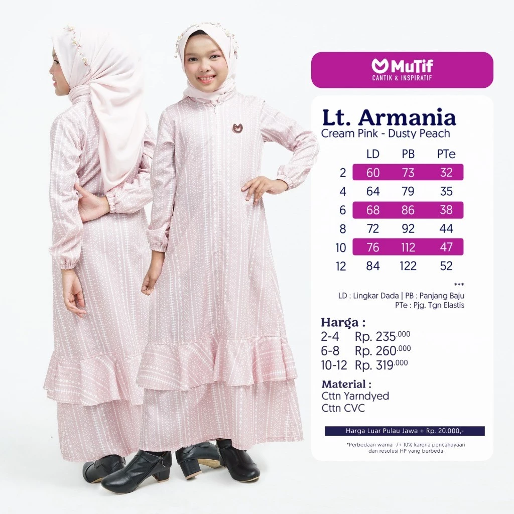 MUTIF LITTLE ARMANIA