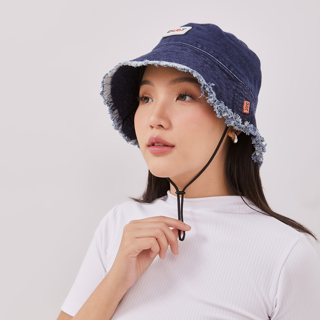 Jual DUST Bucket Hat Kelana Dark Blue (D. 9123) | Shopee Indonesia