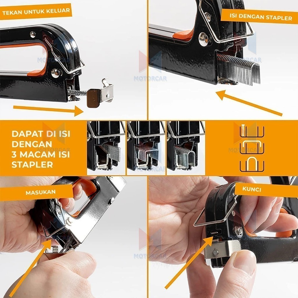 Jual JLD 4in1 Staples Stapler Staple Gun Paku 3 In 1 Pistol Kuku DIY ...