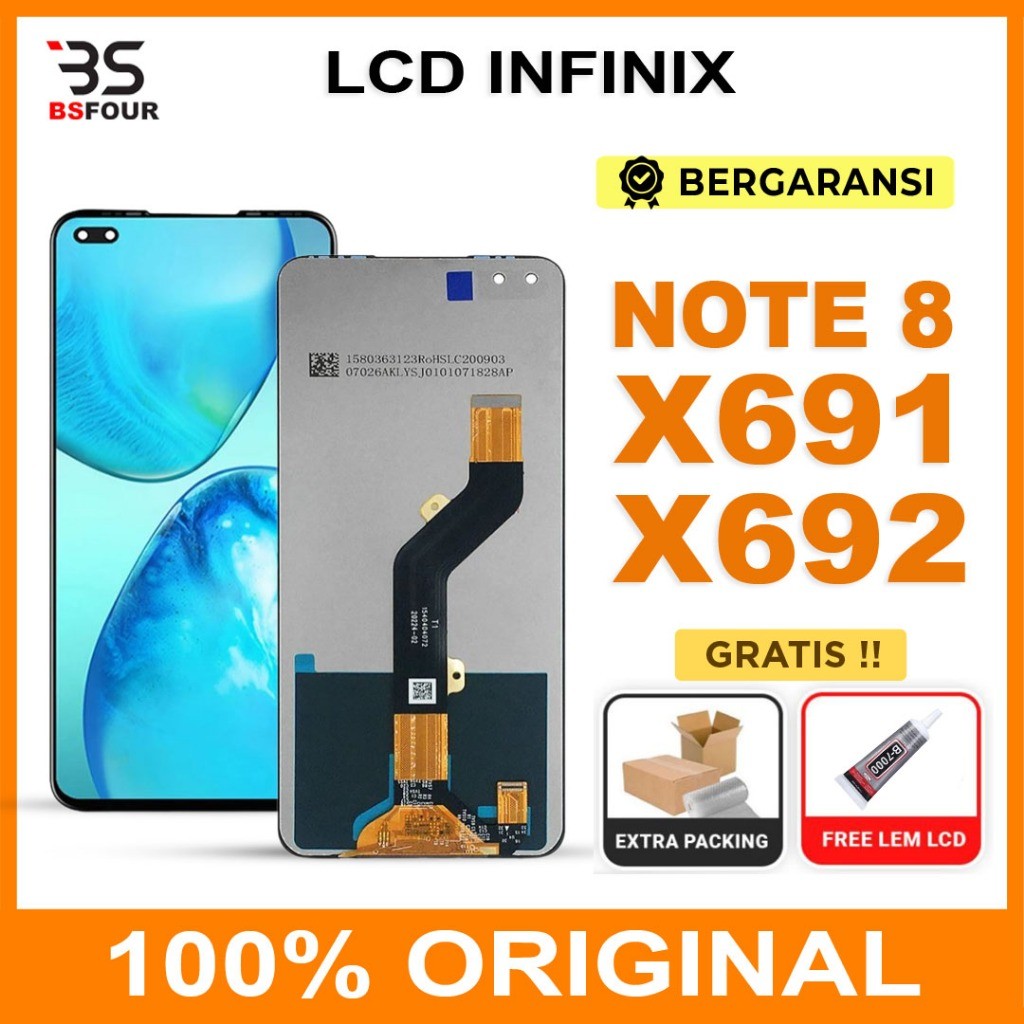 Jual LCD INFINIX NOTE 8 / X691 / X692 FULLSET TOUCHSCREEN | Shopee ...