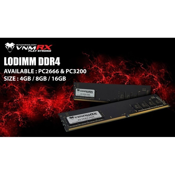 Jual Memory (RAM) PC Venom RX LONGDIMM DDR4 4/8/16 GRS LIFETIME ...
