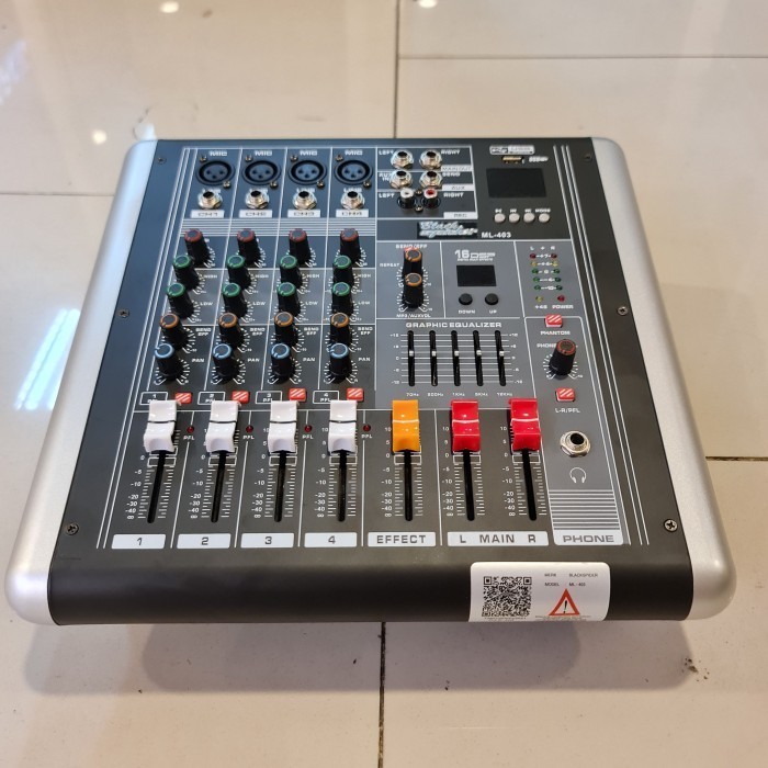 Jual POWER MIXER BLACKSPIDER ML403 1000 WATT ORIGINAL black spider ml ...