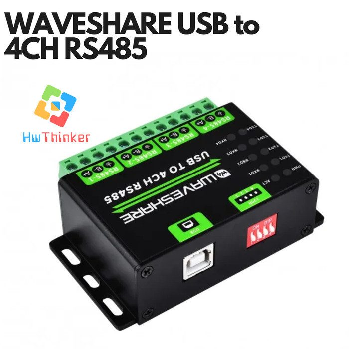 Jual Waveshare Industrial USB TO 4Ch 4 Ch 4 Channel RS485 Converter ...