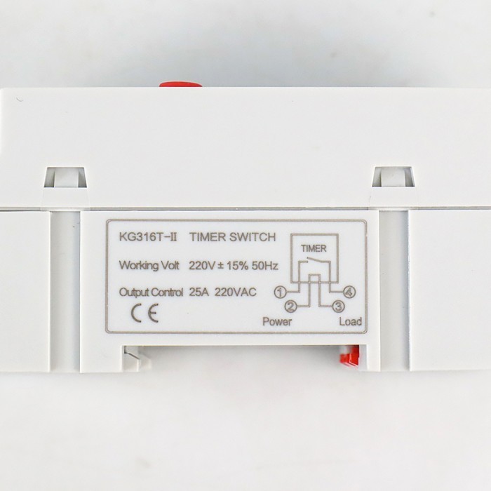 Jual Din Rail Din Rel MCB Digital Timer Switch Relay 28 Program / 220V ...