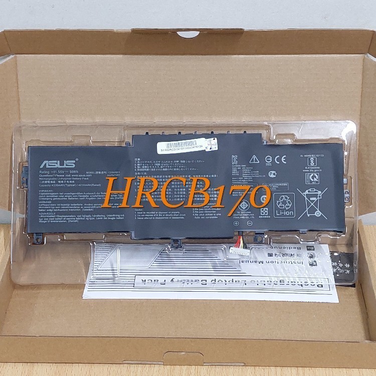 Batteria Per Laptop Asus ZenBook 14 UX433 Series - C31N1811, 50Wh, Litio-Polimero, Ricambio Alta Qualità - Foto 5