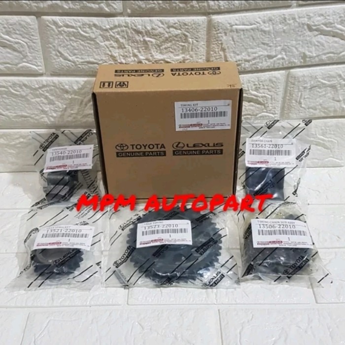 Jual chain set rantai keteng set gigi timing set kijang 3k 4k corolla ...