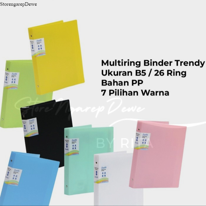 Jual Bantex B5 Trendy Multi Ring Binder 20 Hole 3126 | Shopee Indonesia