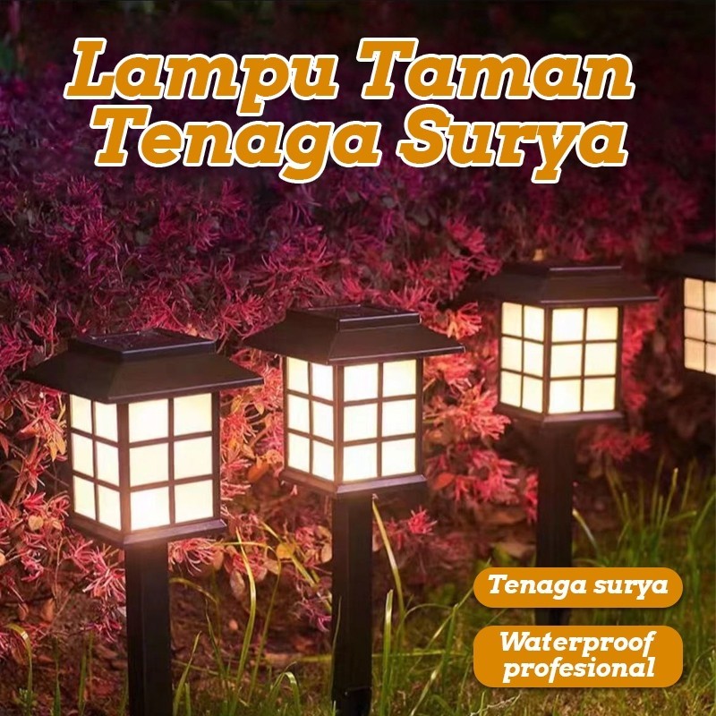 Jual Lampu Rumput Luar Ruangan Tenaga Surya, Lampu LED Taman, Lampu ...