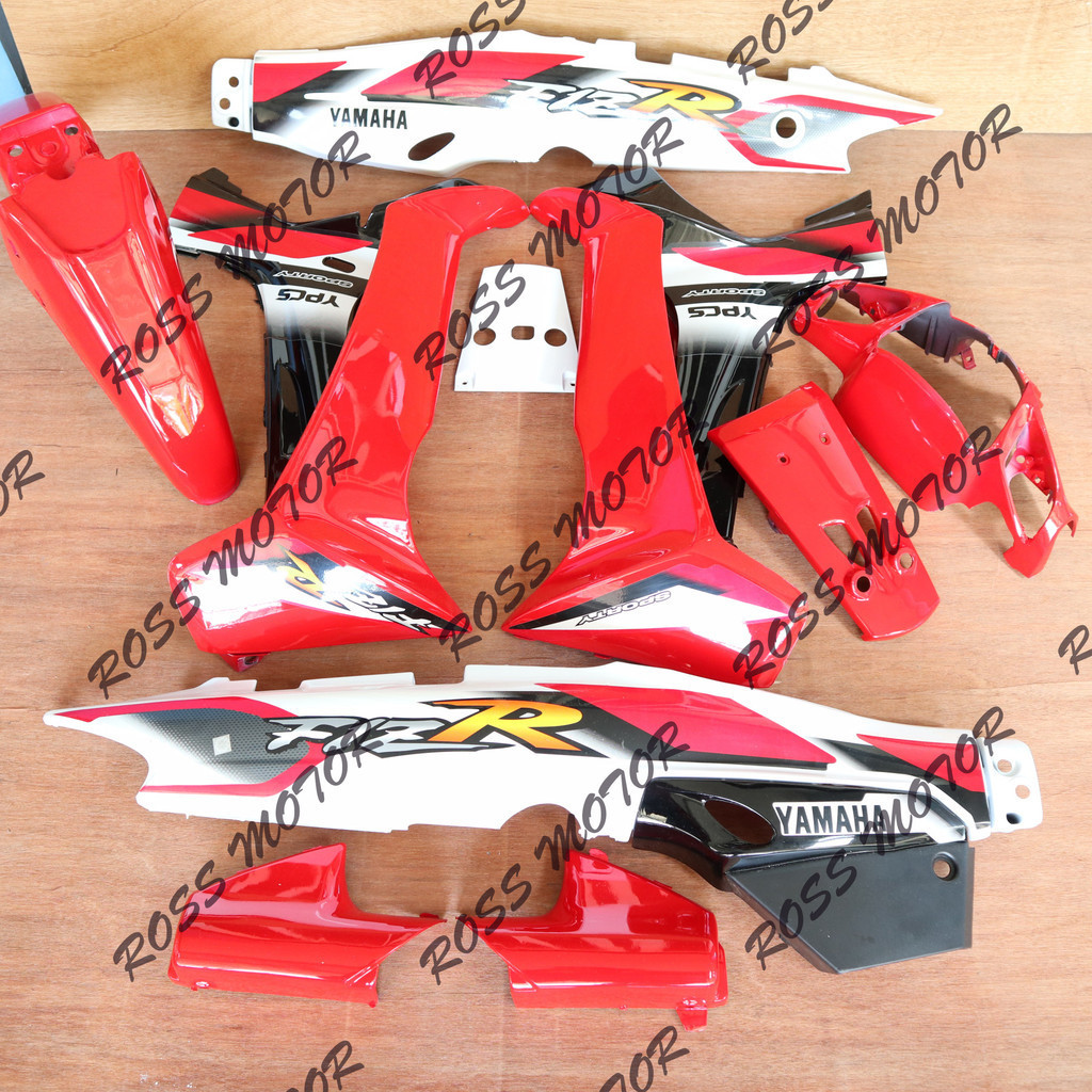 Jual Cover Body Fizr F1zr Sporty Merah Putih 2001 Full Set Halus Cover ...