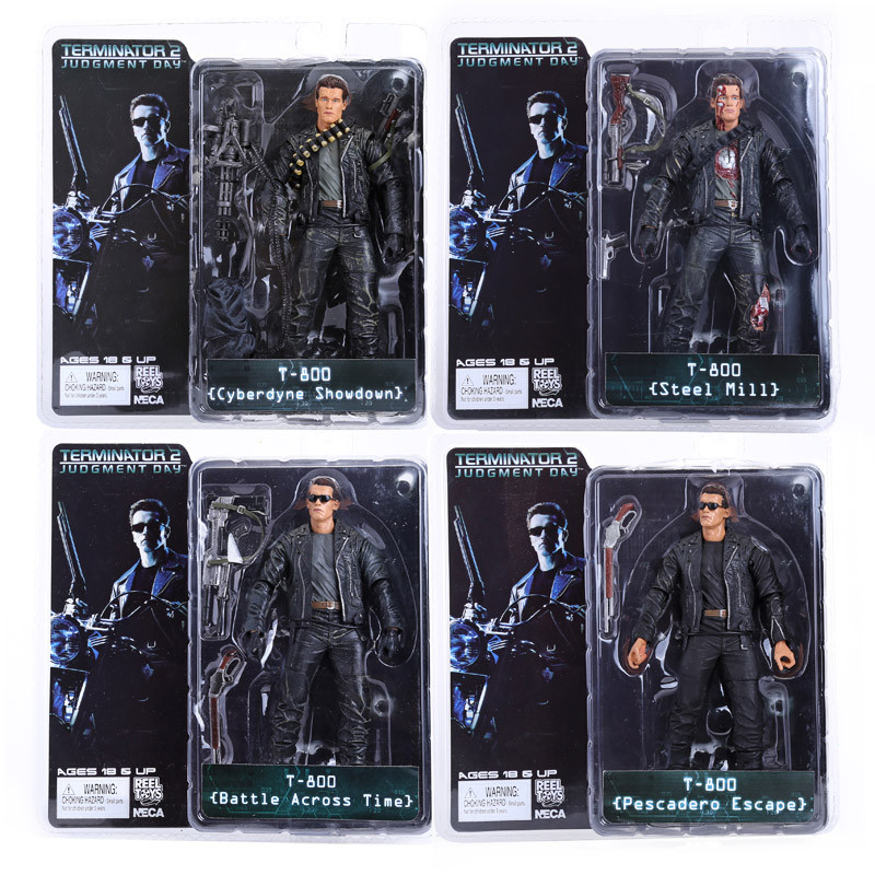 Jual NECA The Terminator T-800 T-1000 Endoskeleton PVC Action Figure ...