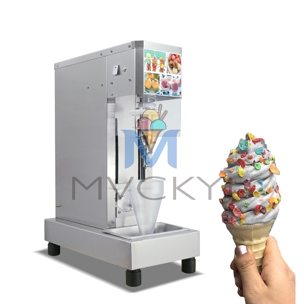 Jual Mvckyi Commercial Electric Swirl Drill Ice Cream Mixer Machine ...