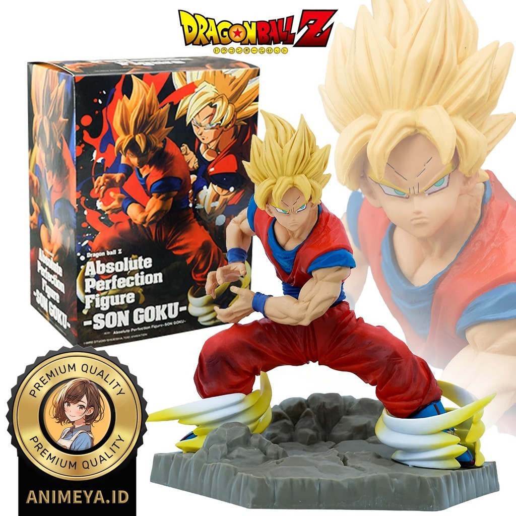 Jual Action Figure Statue Dragon Ball Z Son Goku Super Saiyan Diorama ...