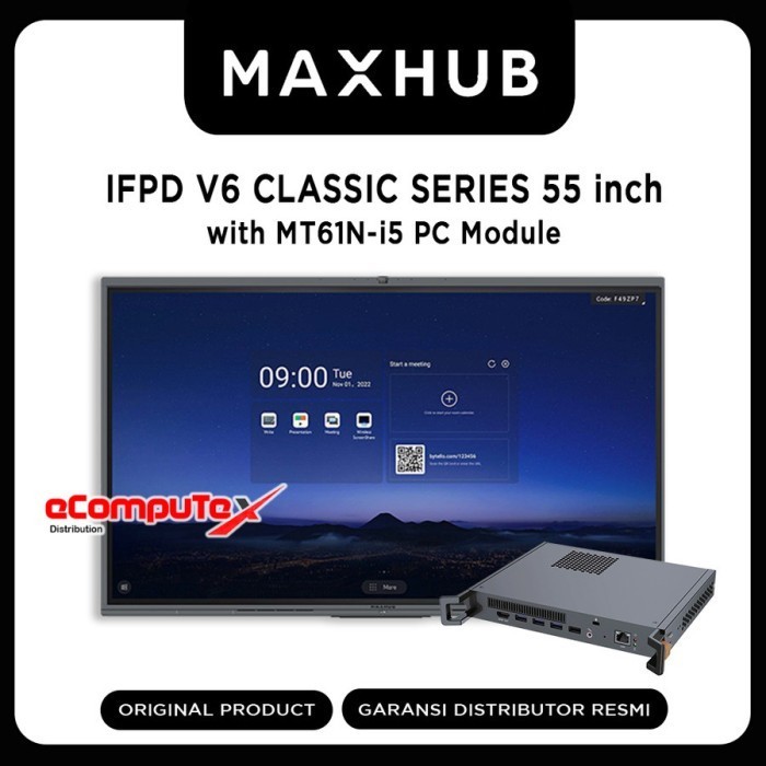 Jual MAXHUB IFP Display Smart Board 55 Inch - V6 CLASSIC C5530 - TKDN ...