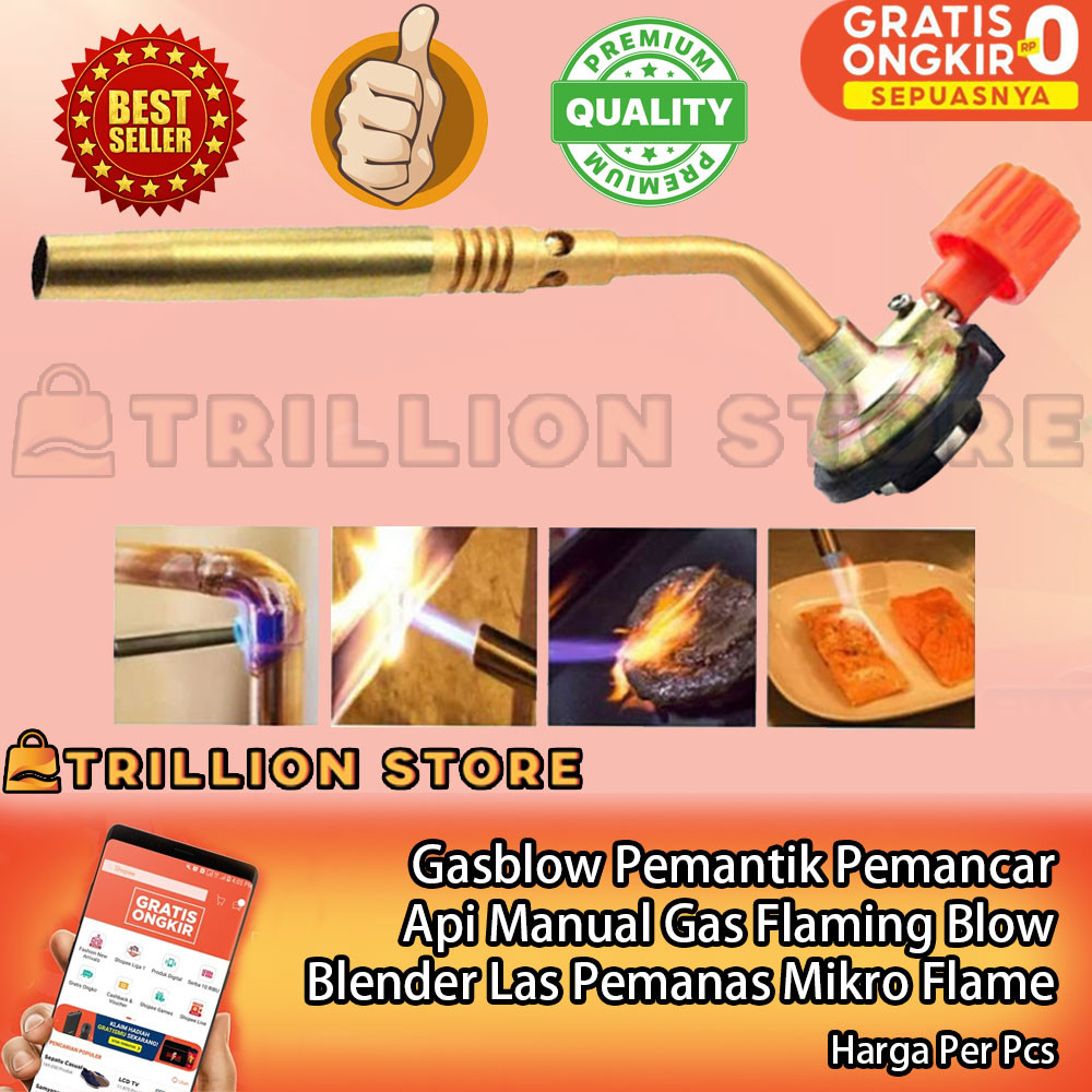 Jual Gas Blow Shotgun Pemancar Torch Gasblow Flame Flaming Tembaga ...